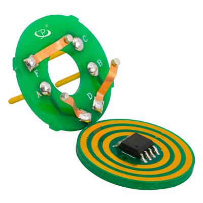 China 6mm Thickness Pancake Slip Ring with Low Electrical Noise and IP54 Protection for sale