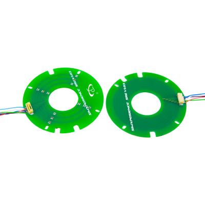 China Pancake USB2.0 Slip Ring of 28mm Hole Dia with Highly Reliable Transmission for sale