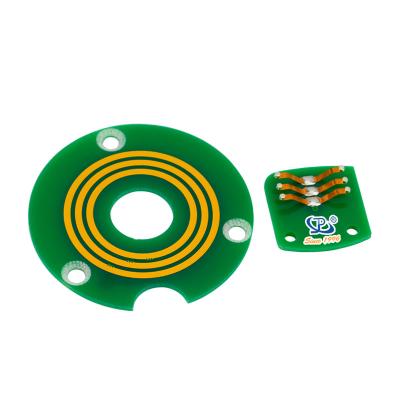 China Flat Pancake Slip Ring ID 14mm 360 Degree Continuous Rotation for sale