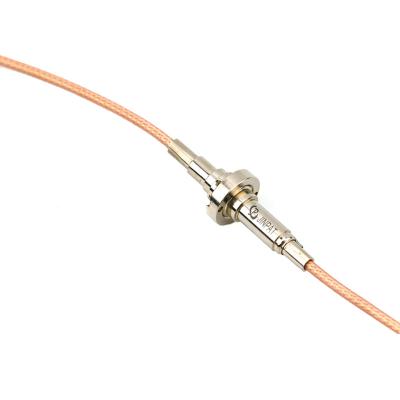 China Gold Gold Contact Slip Ring RF Rotary Joint With Low Loss Contact for sale