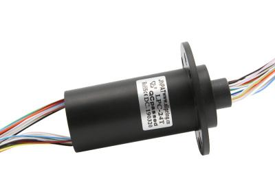 China 24 Circuit Miniature Slip Ring Compact Capsule Rotary Electrical Interfaces for sale