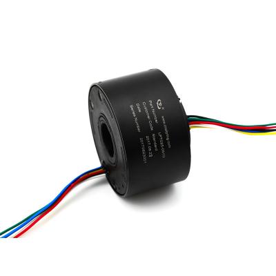 China 6 Circuits 240VAC 10A 300rpm Through Hole Slip Ring for sale