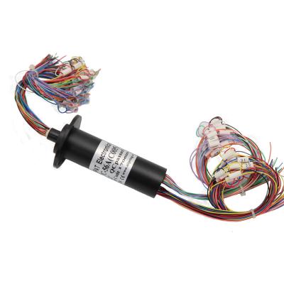 China Electrical Capsule Rotary Joint 56 Circuit 240V Connector Slip Ring for sale