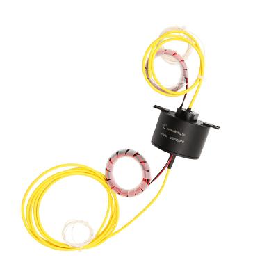 China Integrated Fiber Optic Slip Ring Solutions 1 Optical Fiber 2 Circuit 3A for sale