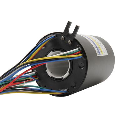China 90 Wires 50mm Through Hole Slip Ring Transmitting 2A Per Wire for sale