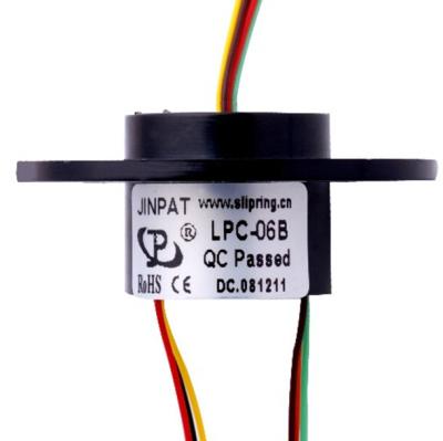 China Rotary Capsule Slip Ring IP54 Electrical Connector LPC-06B for sale