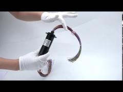 Flexible Capsule Slip Ring  76 Circuits 205.65mm Length For Transfer Car