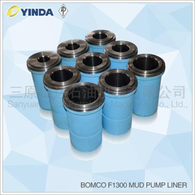 China Bomco F1300 Triplex Mud Pump Liner API-7K Certified Factory Chromium Content 26-28% for sale