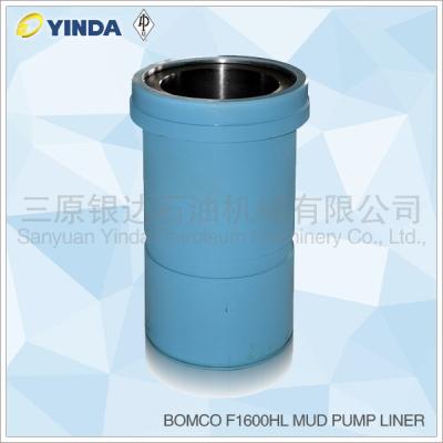 China Bomco F1600HL Triplex Mud Pump Liner Chromium Content 26-28% High Strength for sale