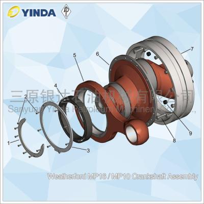 China Mud Pump Components Crankshaft Assembly 0908426 908382 Weatherford MP16/ MP10 for sale
