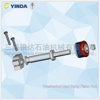 China 42CrMo Mud Pump Expendables Piston Rod 1124997 0889438 Weatherford Hydraulic End for sale