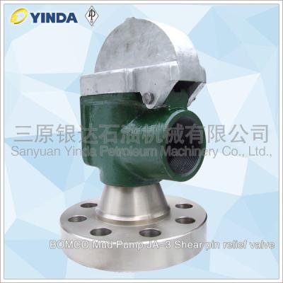 China BOMCO JA-3 Shear Pin Mud Pump Relief Valve AH0000060100 AH33003-00 Drill Rig for sale