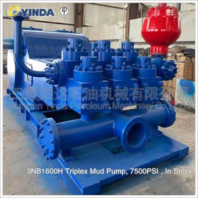 China 3NB1600H Triplex Mud Pump Components 7500PSI For Drilling Rigs 458 SPM for sale