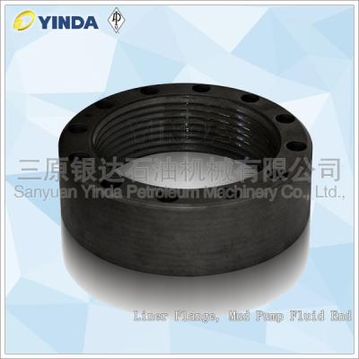 China Mud Pump Liner Flange For Fluid End AH36001-05.17 35CrMo High Strength for sale