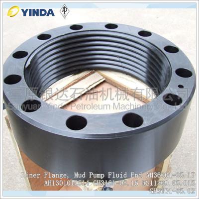China 35CrMo Mud Pump Liner Flange NB2200G.05.08 GH3161-05.16 Honghua HHF1600 for sale