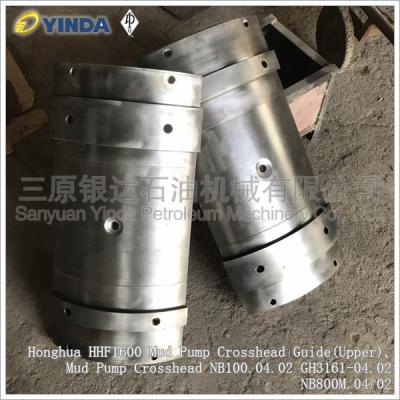 China Nickel Plated Mud Pump Crosshead Guide Upper NB100.04.02 GH3161-04.02 NB800M.04.02 for sale