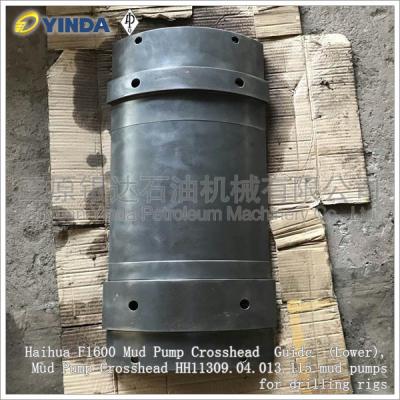 China Wear Resistance Mud Pump Crosshead Guide Lower Haihua F1600 35CrMo Forged for sale