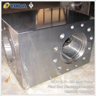 China Discharge Module Mud Pump Fluid End 1293240 1293241 NOV 9-P-100 Chrome Alloy for sale