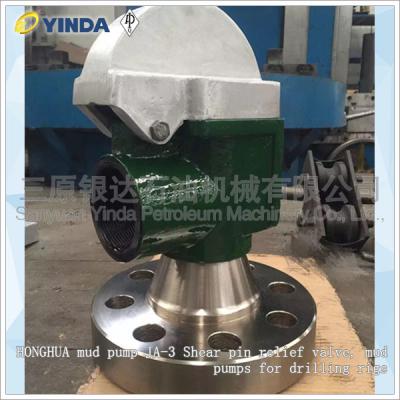 China Oil Drilling Industry Mud Pump Relief Valve JA-3 Shear Pin Relief Valve For Drilling Rigs for sale