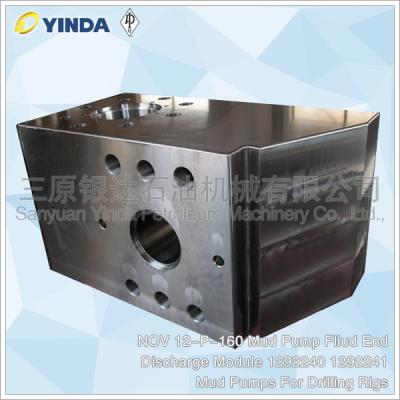 China Chrome Alloy Mud Pump Fliud End Discharge Module 1292240 1292241 NOV 12-P-160 for sale