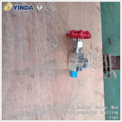 China Válvula de control de la aguja de la bomba de fango JZR3-L8, válvula de aguja ajustable Haihua F1600 en venta