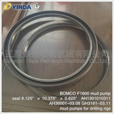 China BOMCO F1600 Mud Pump Mechanical Pump Seal , Mechanical Seal Parts 9.125″× 10.375″× 0.625″ AH1301010311 for sale