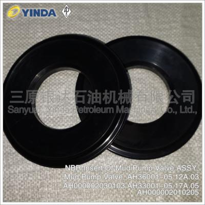 Chine Bâti rouge de polyuréthane de l'ensemble AH36001-05.12A.03 de valve de pompe de boue d'insertion de NBR à vendre