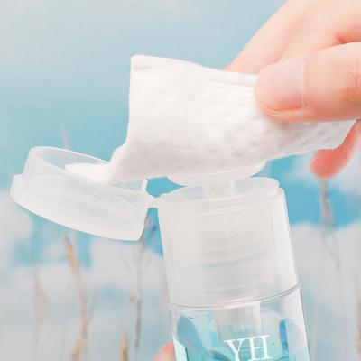 China 50ml 60ml Makeup Removal PET PP Plastic Packaging Bottles With Press Pump Samll Size for sale