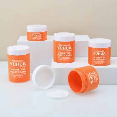 China Smooth Surface Plastic Cream Jar 30g 50g 60g 80g Plastic Jar With Lid for sale
