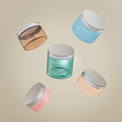 中国 Skincare Plastic Packaging Jars With Screw Cap Smooth Surface 販売のため