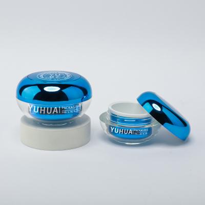 Chine Bouteille cosmétique personnalisée 30g 50g de luxe à vis de haut Bouteille de crème en plastique pour emballage de soin de la peau à vendre
