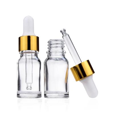 China 10ml  Transparent Bottle  For Essential Oil With Glass  Dropper  Manufacturers Hot Sale for sale
