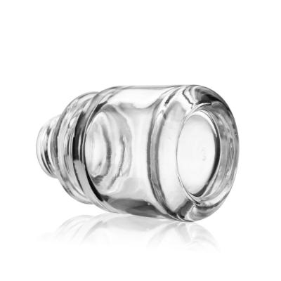 Китай Косметическое упаковывая 30ml вокруг ясной бутылки стекла учреждения лосьона сыворотки с насосом продается