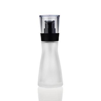 China Fancy Glass Bottle Packaging 35ml Liquid Foundation Bottle Lotion Pump Bottle F099 for sale