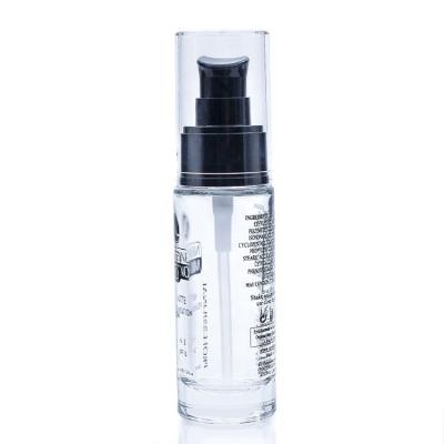 China Low Price 30ml Lotion Bottle Glass Liquid Foundation Pump Bottle for sale