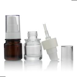 China Botella de vidrio de empaquetado cosmética de la fundación del cuadrado 30ml con el cuidado de piel negro de la bomba F123 en venta