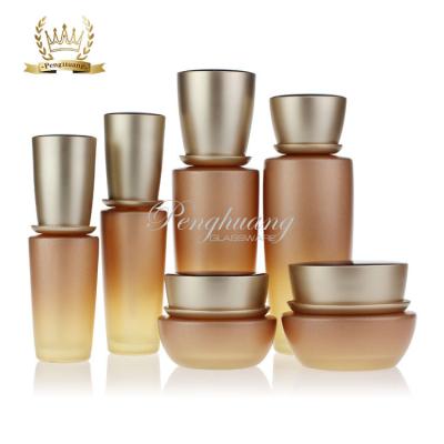 China 30g 50g Cosmetic Packaging Set 30ml 40ml 100ml 120ml Cosmetic Bottle And Jar for sale