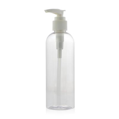 China Transparent 250ml Plastic Pump Bottle Lightweight and Impact Resistant for sale