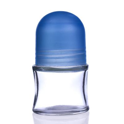 China 8ml 10ml Transparent Roll On Perfume Bottle With Glass Roller for sale
