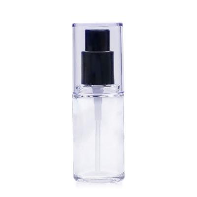 China Ellipse Glass Powder Liquid Foundation Bottle OEM 35ml For Makeup Packaging for sale