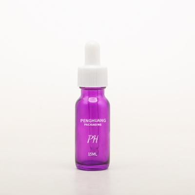China o vidro roxo de 15ml 60ml 120ml Boston engarrafa o conta-gotas branco à venda
