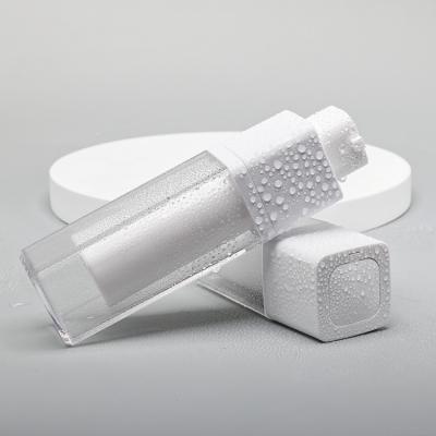 China Transparent Airless Plastic Packaging Bottles 15ml 30ml 50ml for sale
