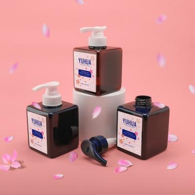 China MSDS Kunststoffgehäuse füllt Druckpumpe-Sprüher HAUSTIER Behälter der Haarpflege-400ml ab zu verkaufen