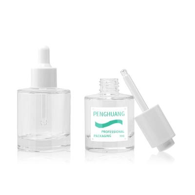 중국 Liquid Glass Bottle Essence Bottle Face care 30ml Glass Serum Bottle 판매용