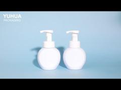 Botella de bomba de espuma ecológica 300 ml Botella de plástico para limpieza facial