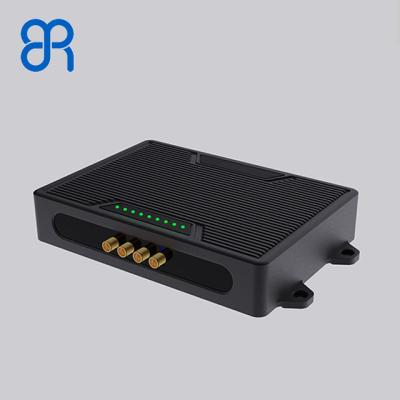 China Fast Speed Long Range UHF RFID Fixed Reader 4 Port For Logistics Industry for sale