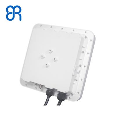 China Waterproof 860-960Mhz Tag UHF Integrated RFID Reader 500 tag/s Warehouse 9dBi for sale