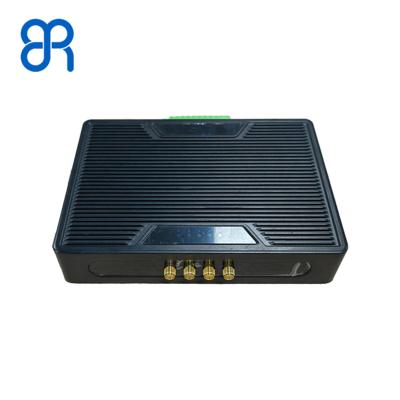 China 4 Port UHF RFID Reader Writer Supporting ISO18000-6C Protocol Speed>800 Times/S for sale