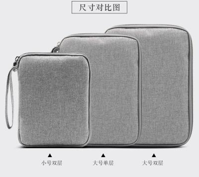 China Easy Carry  Travel Cable Organizer Bag / Digital Storage Bag Mesh Pocket for sale