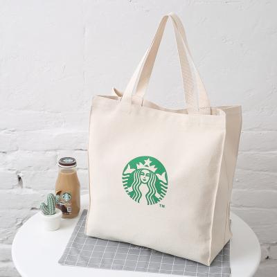 China Recycle Shopping Canvas Bag Blank Organic Logo Digital Printed Cotton Canvas for sale